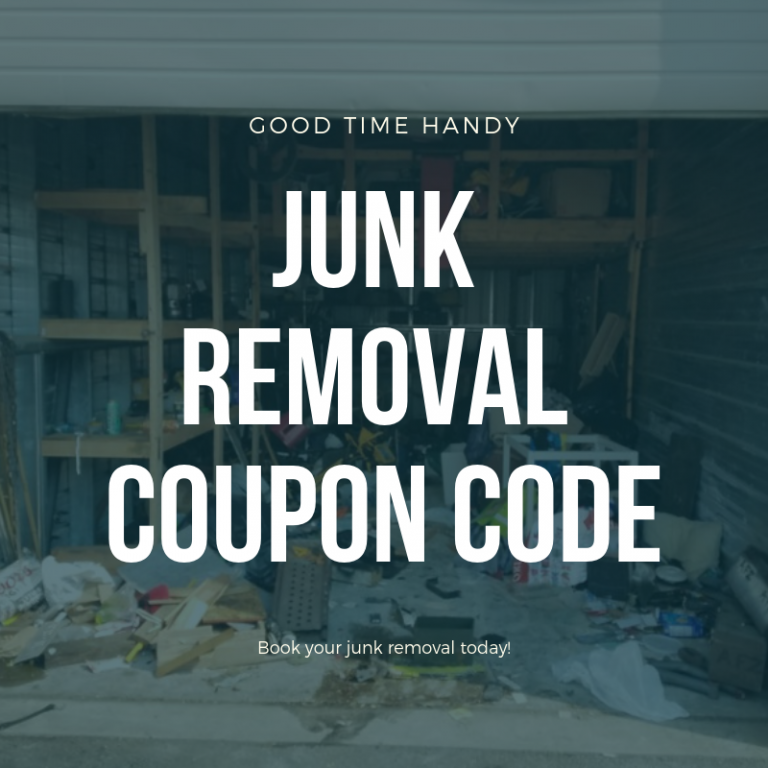 Junk Removal Coupon Code - 10% OFF - Good Time Handy Junk Removal