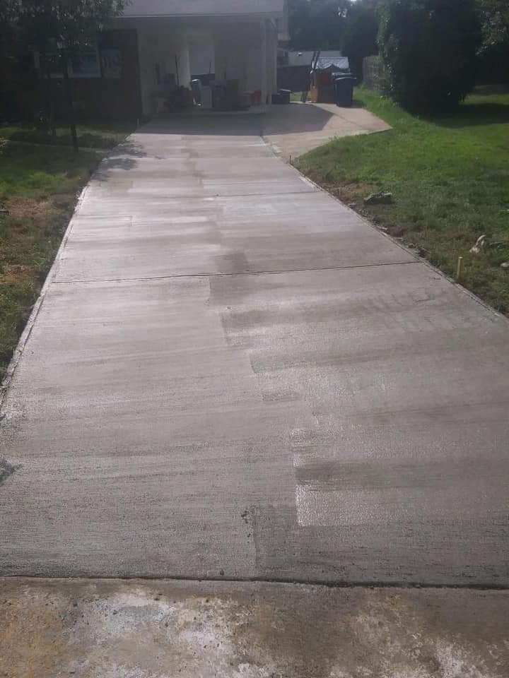 new concrete driveway Pikesville MD